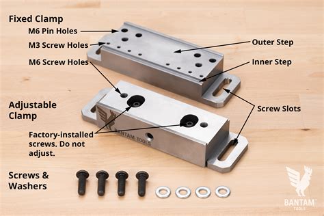 low profile cnc vise 2 part|low profile modular vise.